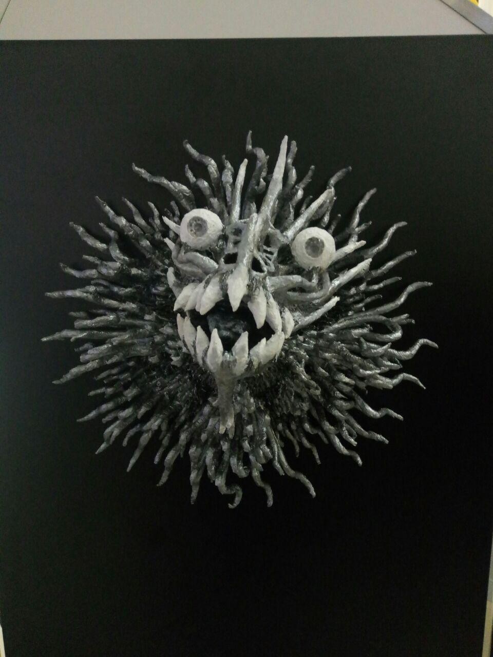 Серебристый дракон - маска Александра Катеруши (www.fisionomicus.com)